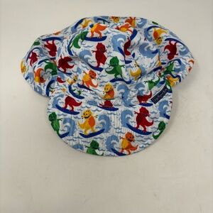 JoJo Maman Bebe Toddler Sun Protector Hat Dinosaur